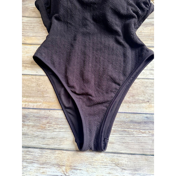 👙NWT BLACK 1 PIECE SWIMSUIT - Picture 3 of 11
